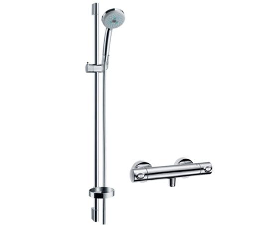 Ecostat S Combi+Croma 100 Unica 0.65m dušas komplekts