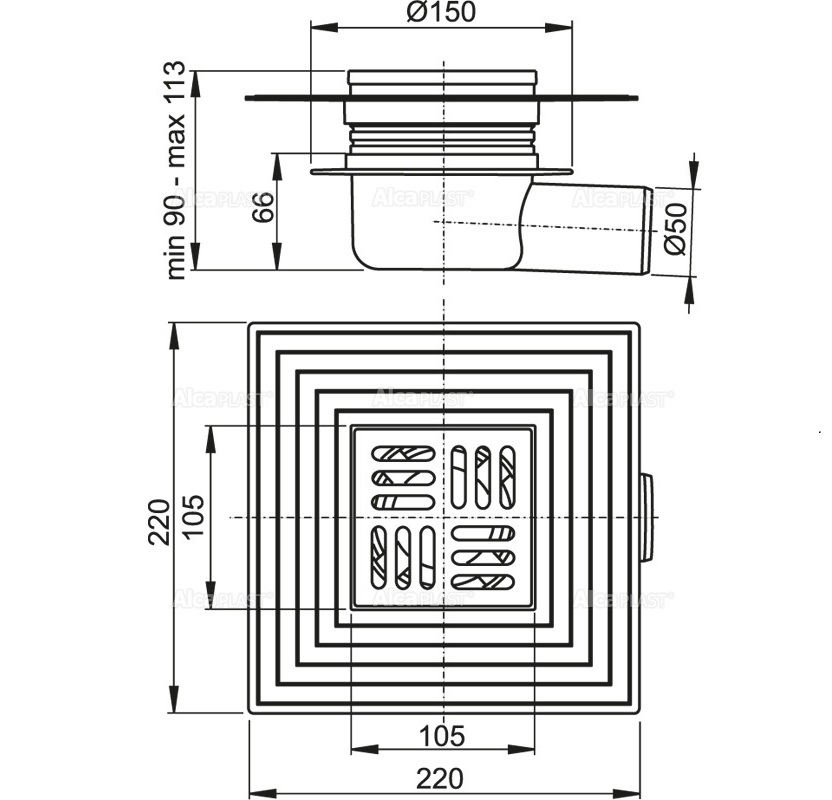 Ūdens novades traps APV26C - Image 2