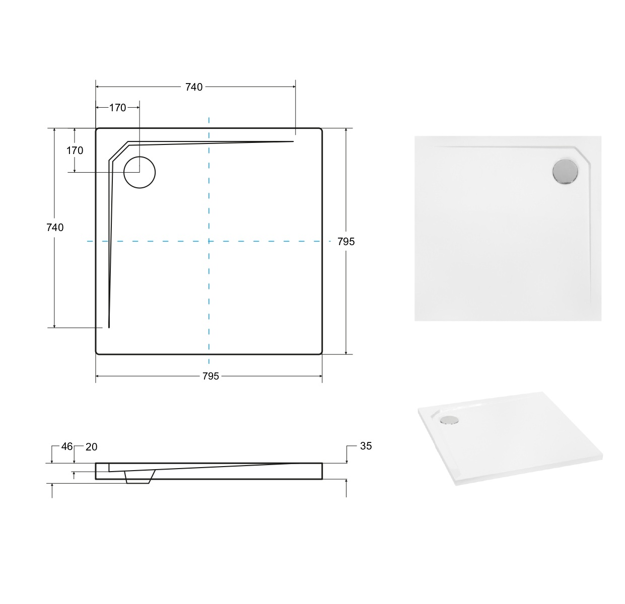 Acro 80x80, 90x90cm - Image 4