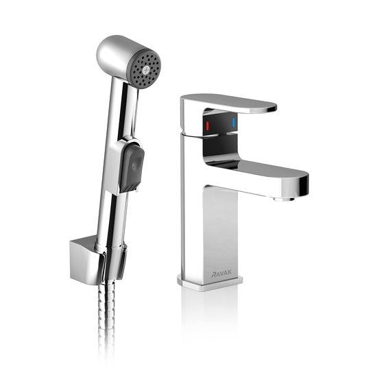 Ūdens maisītājs ar dušu Chrome