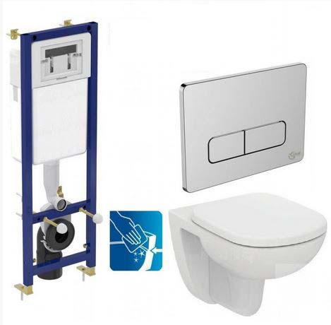 Skalojamās kastes un Tempo Rimless WC komplekts