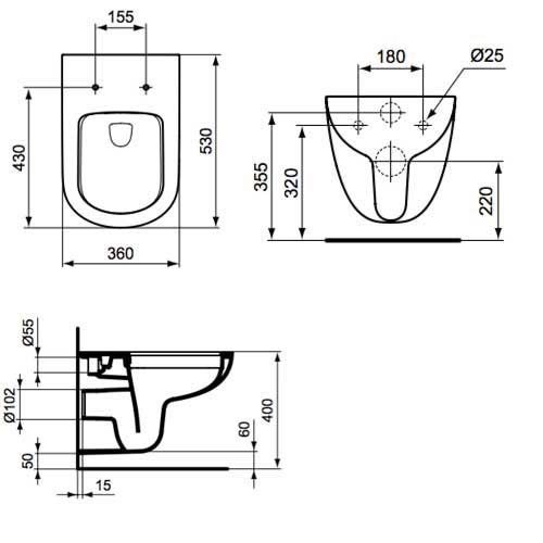 Skalojamās kastes un Tempo Rimless WC komplekts - Image 7