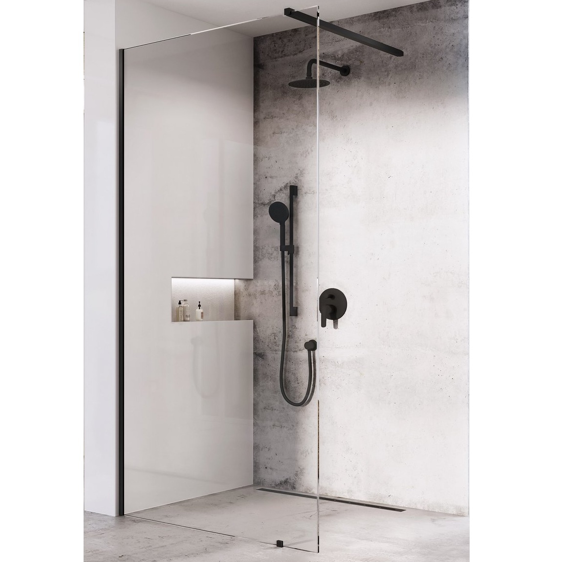 Walk in wall 60, 70, 80, 90, 100, 110, 120, 130, 140cm