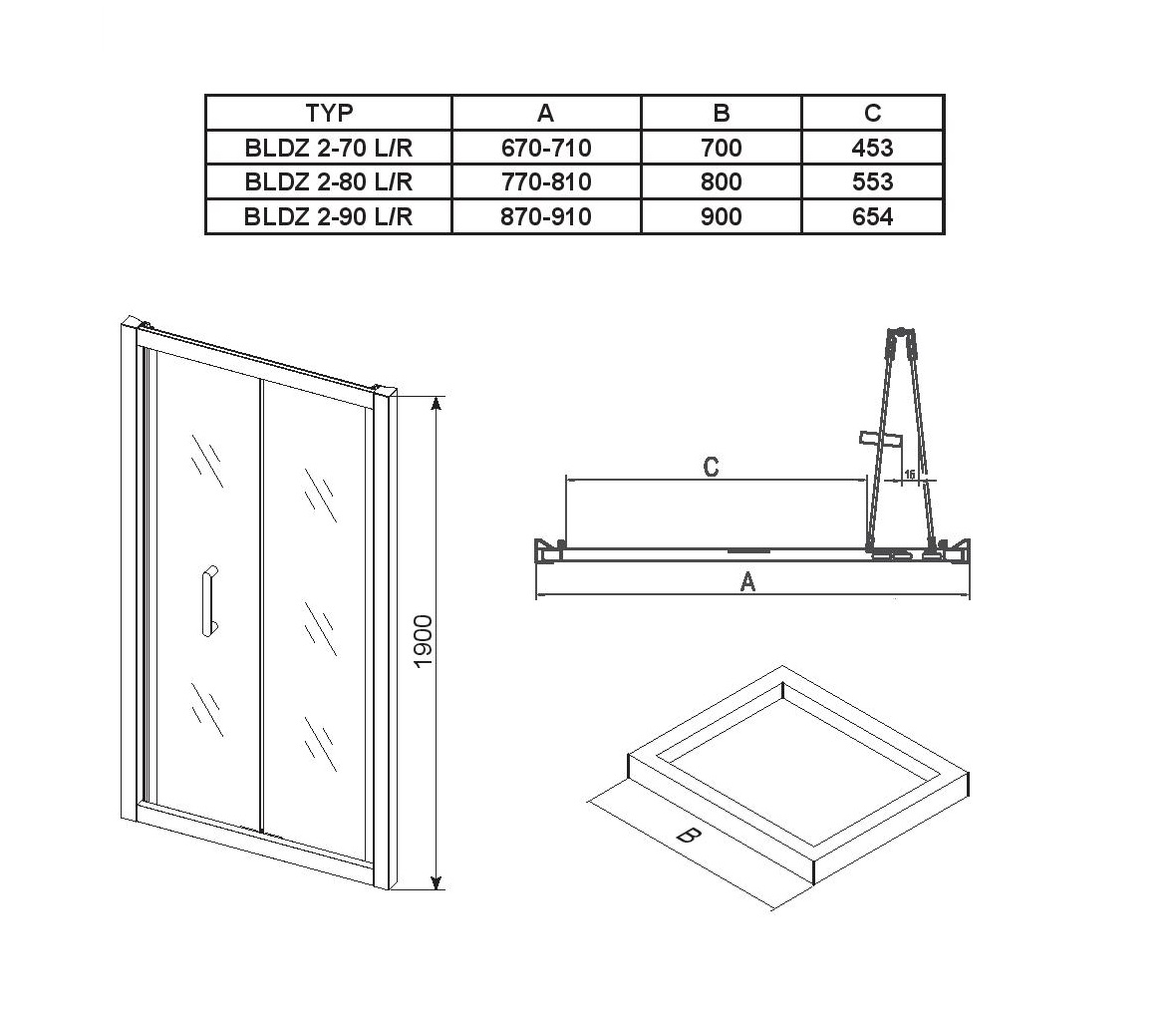 Blix BLDZ2 70, 80, 90cm - Image 5