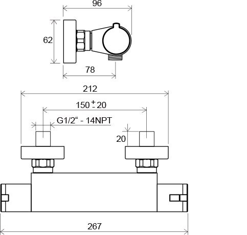 Ūdens maisītājs Thermo TE072 - Image 3