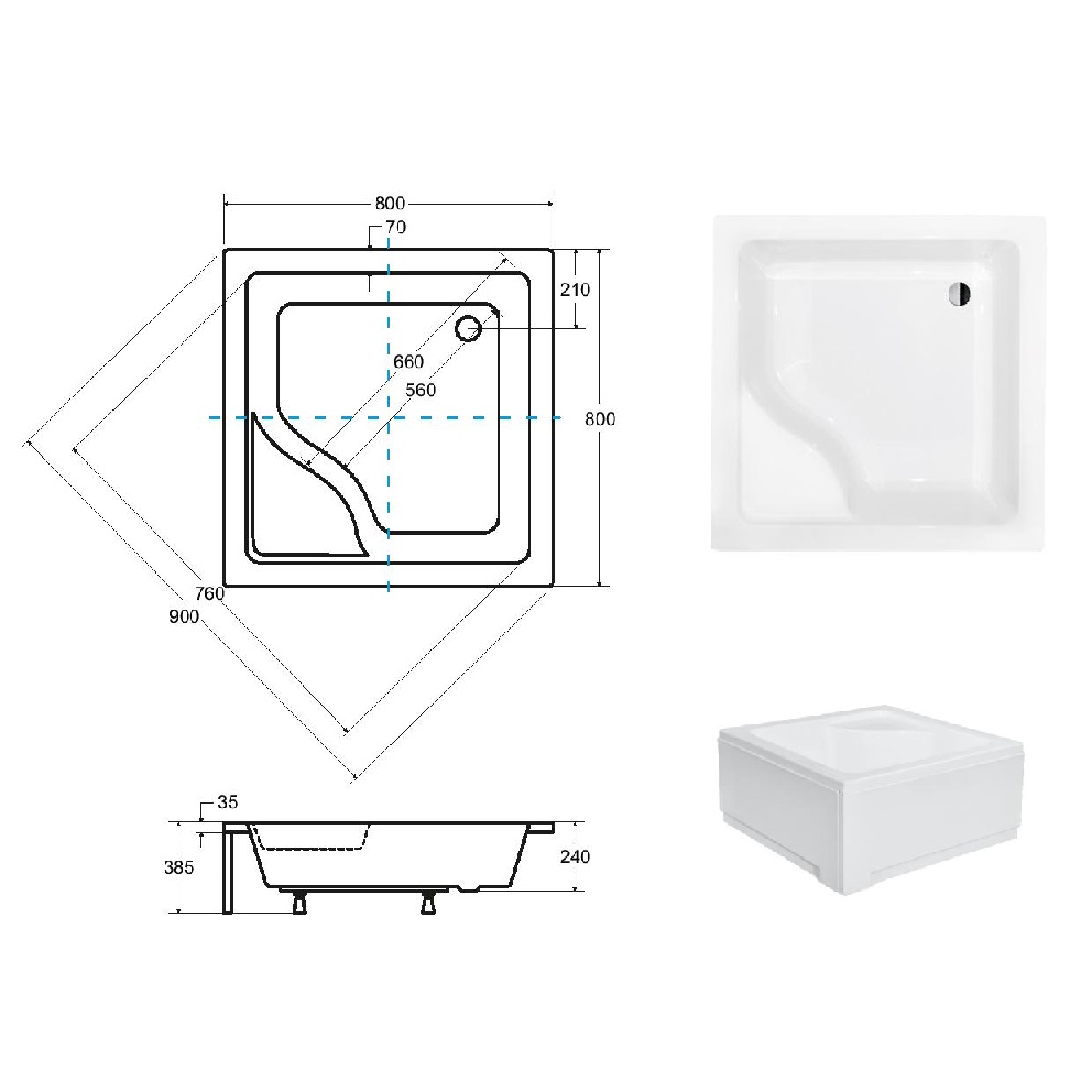 Igor 80x80, 90x90cm - Image 3