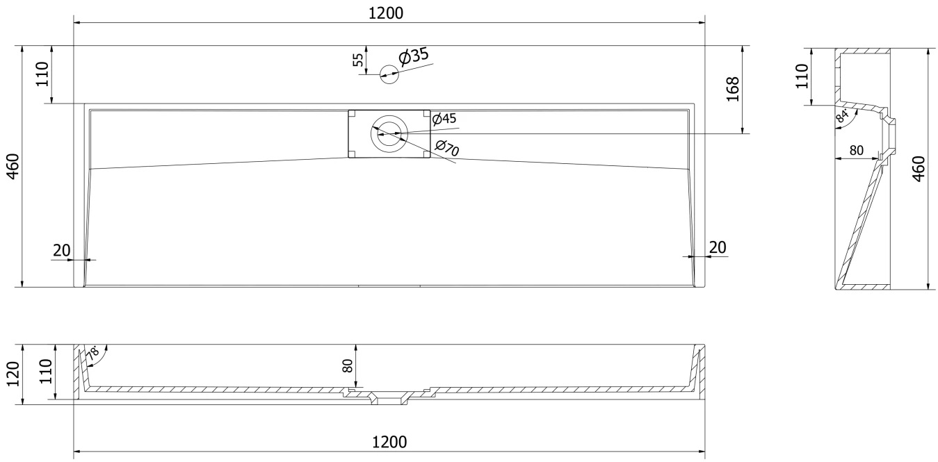 Ava 50x38, 60x38, 70x46, 80x46, 90x46, 100x46, 120x46cm - Image 8