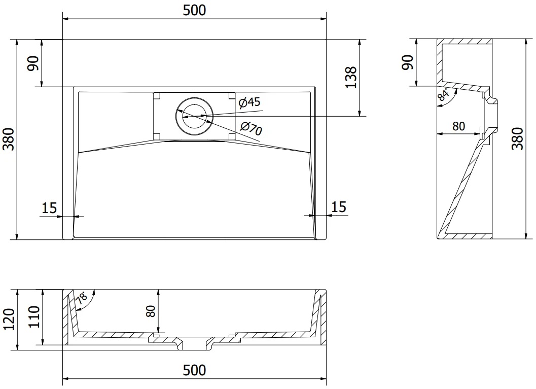Ava 50x38, 60x38, 70x46, 80x46, 90x46, 100x46, 120x46cm - Image 7