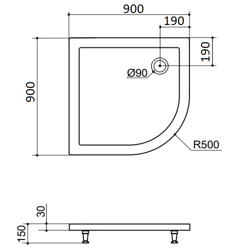 P714 80x80, 90x90cm - Image 3