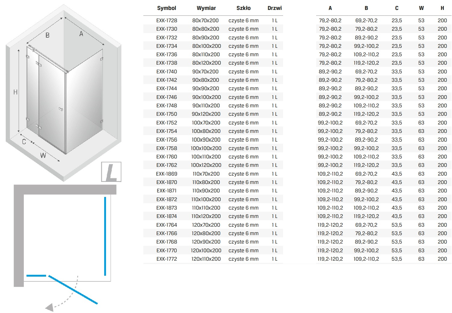 Avexa 70x80-110x120cm, kreisais - Image 9