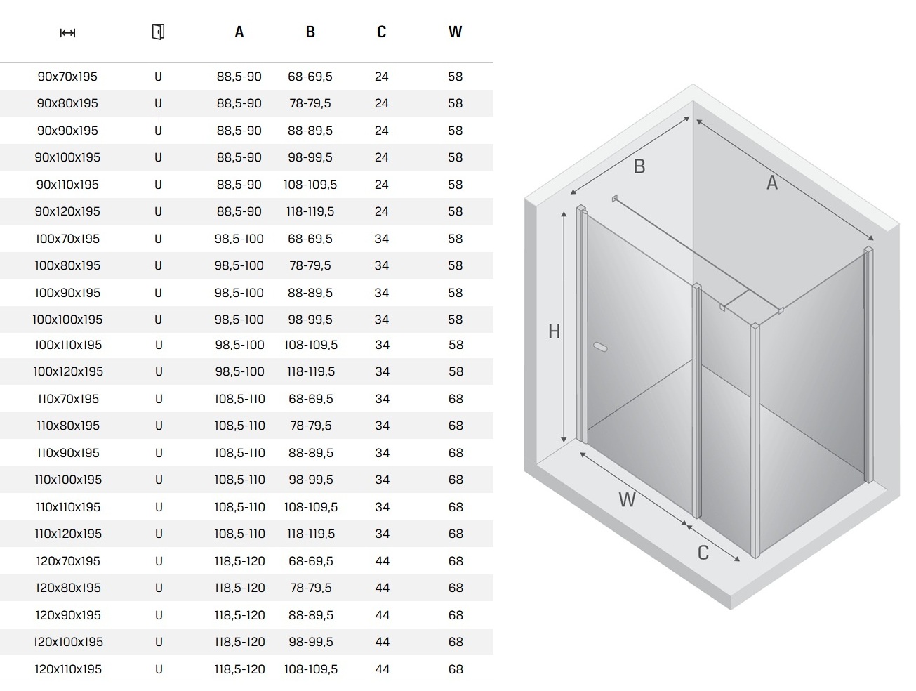 New Soleo T 70x90, 80x90, 70x100, 80x100, 90x100, 70x110, 80x110, 90x110, 100x110, 70x120, 80x120, 90x120, 100x120, 110x120cm - Image 5