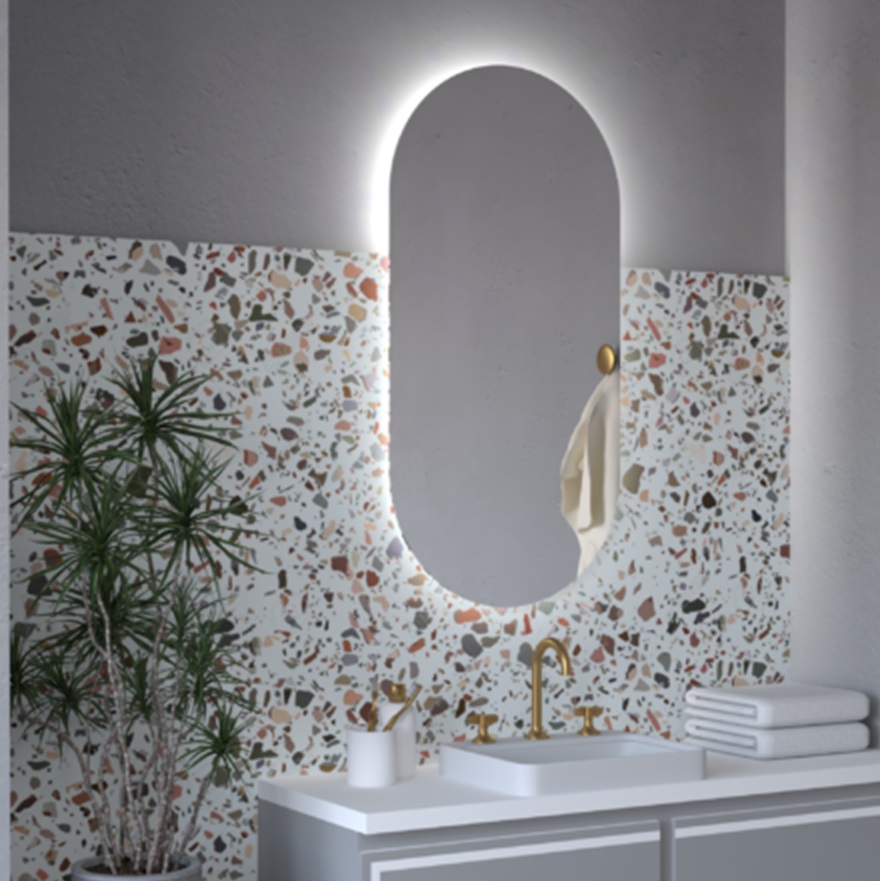 Bianca LED 60x40, 90x45, 110x55cm