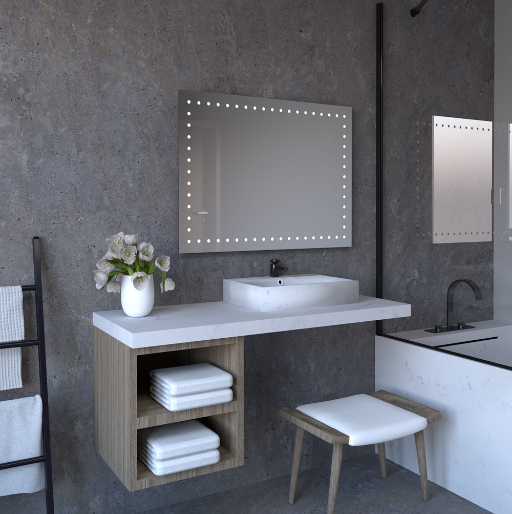 Lilly LED 60x60, 60x80, 70x100, 80x120, 80x150cm