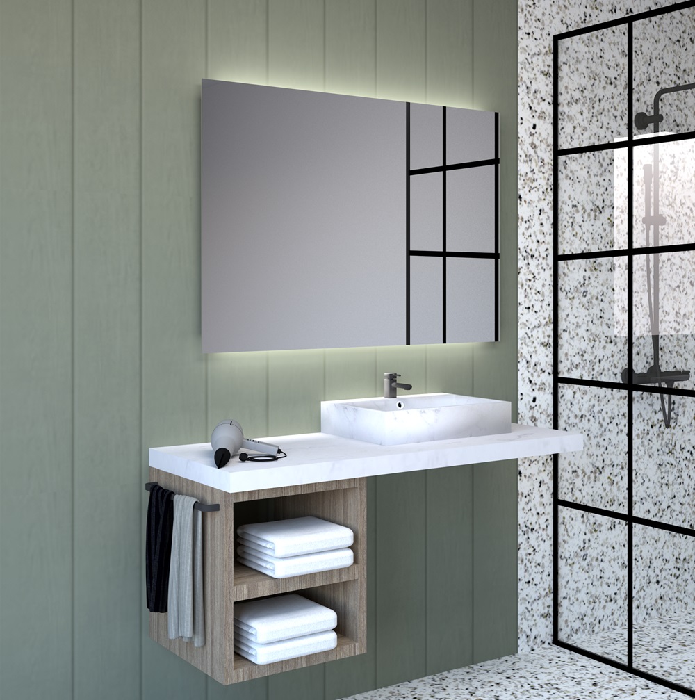 Marika LED 60x60, 60x80, 70x100, 80x120, 80x150cm