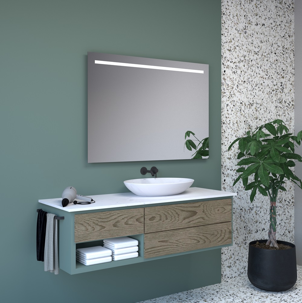 Nora LED 60x60, 60x80, 70x100, 80x120, 80x150cm