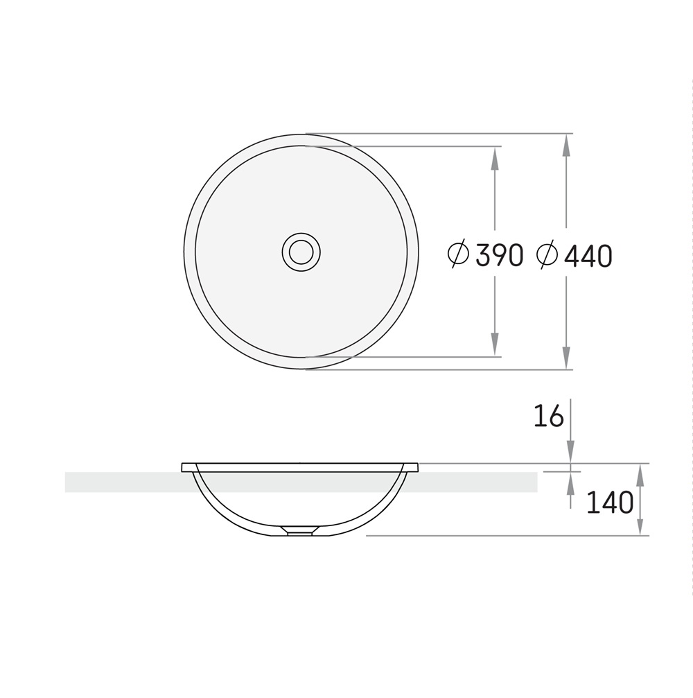 Round In D=44cm - Image 3
