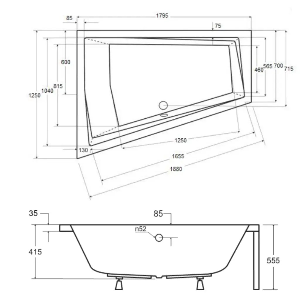 Intima Duo 170x125, 180x125cm, kreisā puse - Image 6