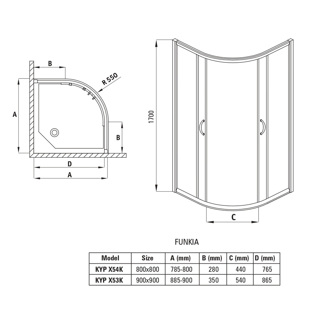 Funkia low 80x80, 90x90cm - Image 4